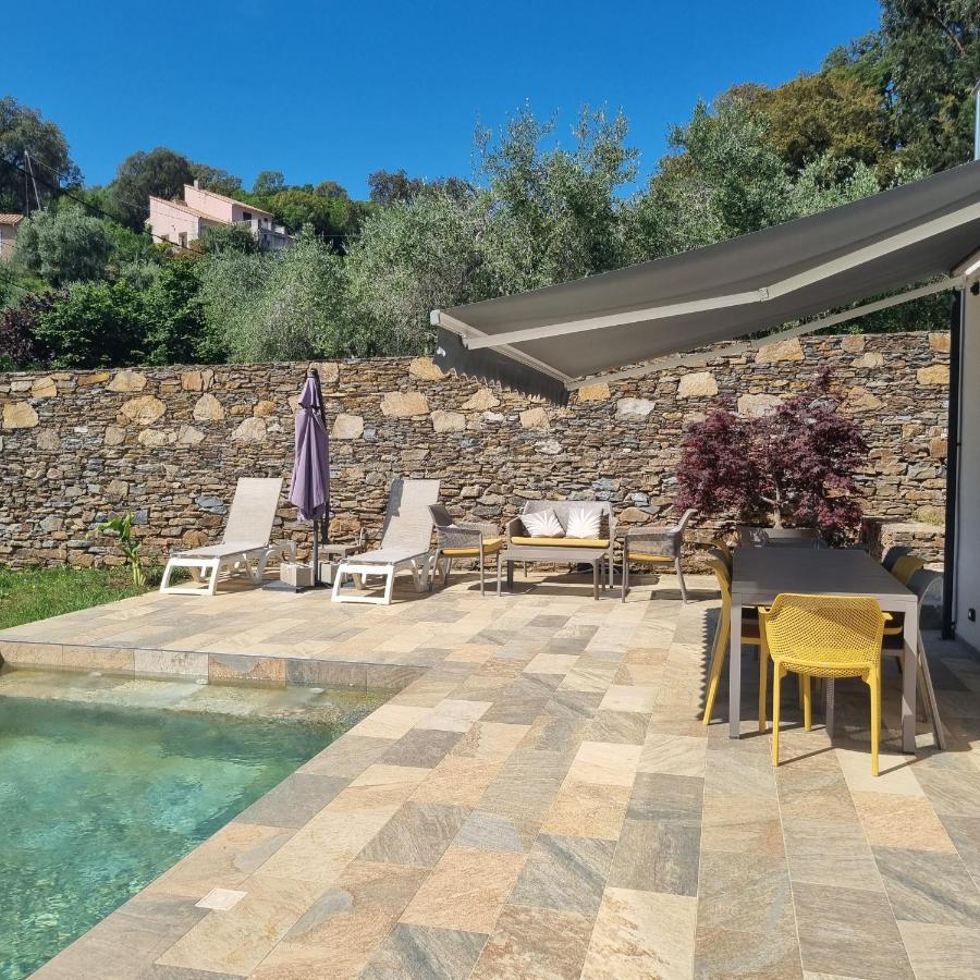 Rez De Villa Avec Piscine Privee, Wifi, Jardin Cloture Penta di Casinca Kültér fotó